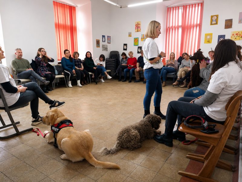 În culisele unui curs de formare pentru echipe handler–câine